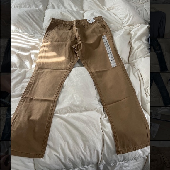Men's Tan Pants - Picture 1 of 5